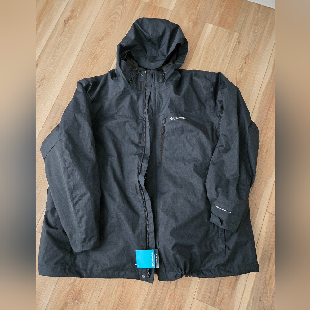 Columbia Men's Dark Gray Whaterproof Jacket